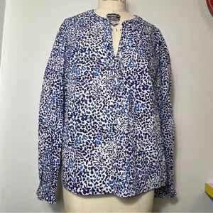 Sz L Lilly Pulitzer Cotton Blouse